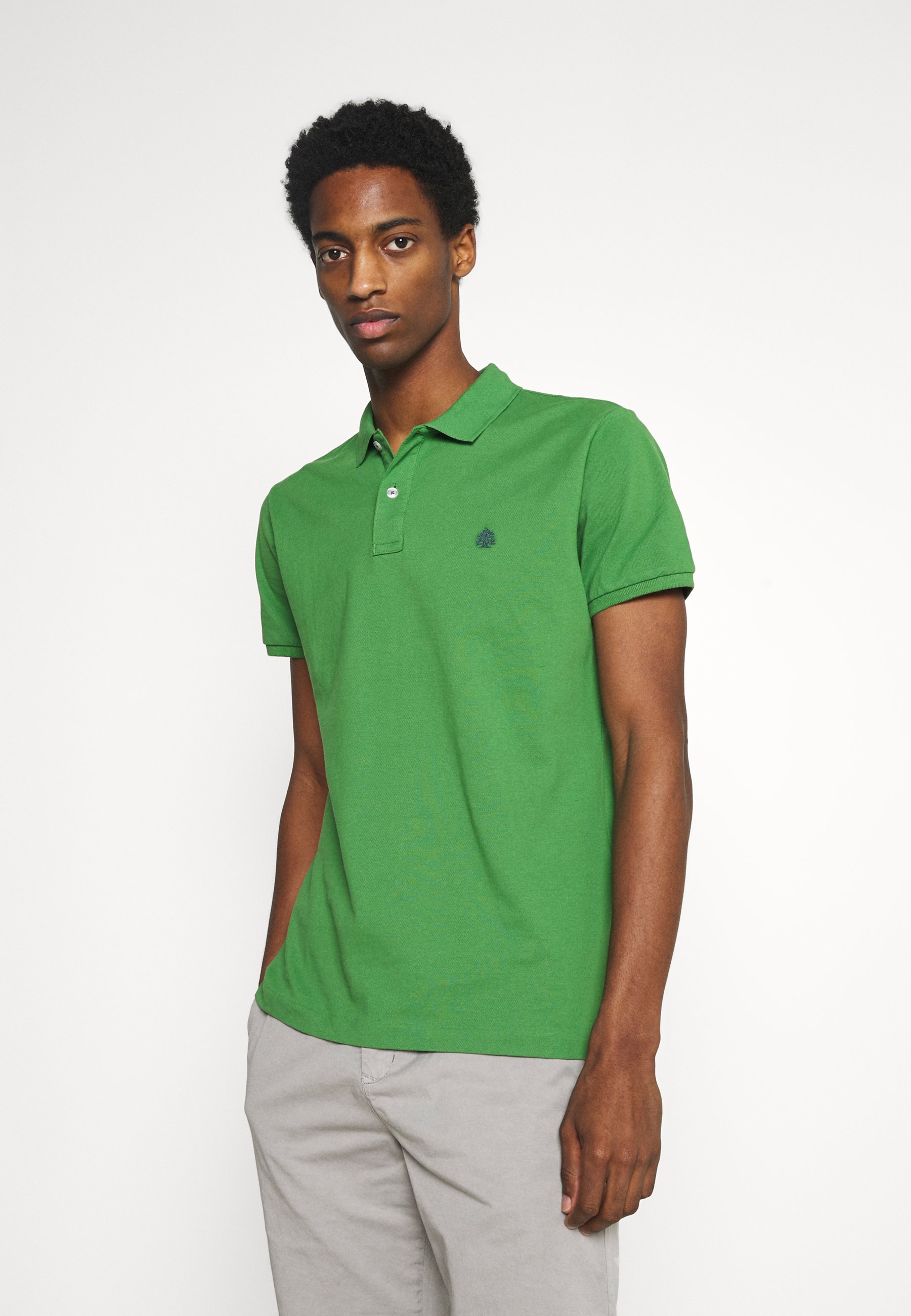 Springfield BASIC SLIM - Polo - green/verde - Zalando.es