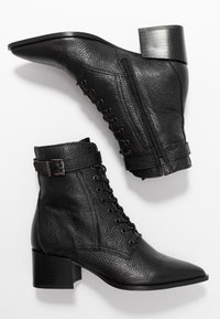 Zign Stivaletti stringati - black