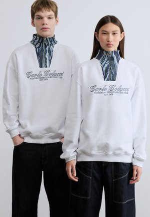 MATCH POINT HALFZIP UNISEX - Sweatshirt - white