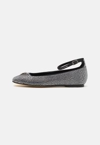 LEVVISE - Ankle strap ballet pumps - black