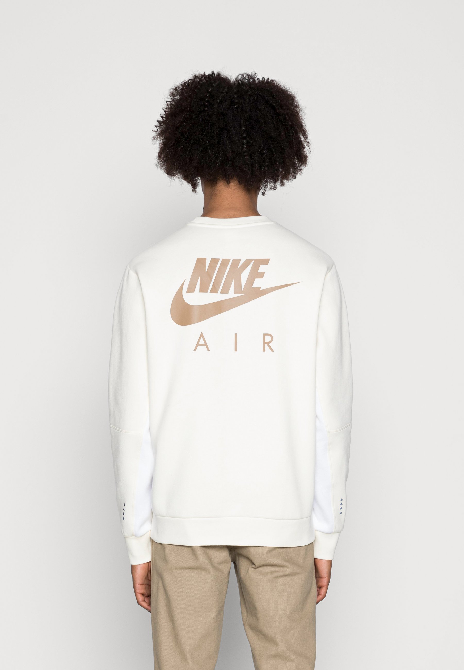 Nike Sportswear AIR CREW - Sudadera - coconut milk white/crema - Zalando.es