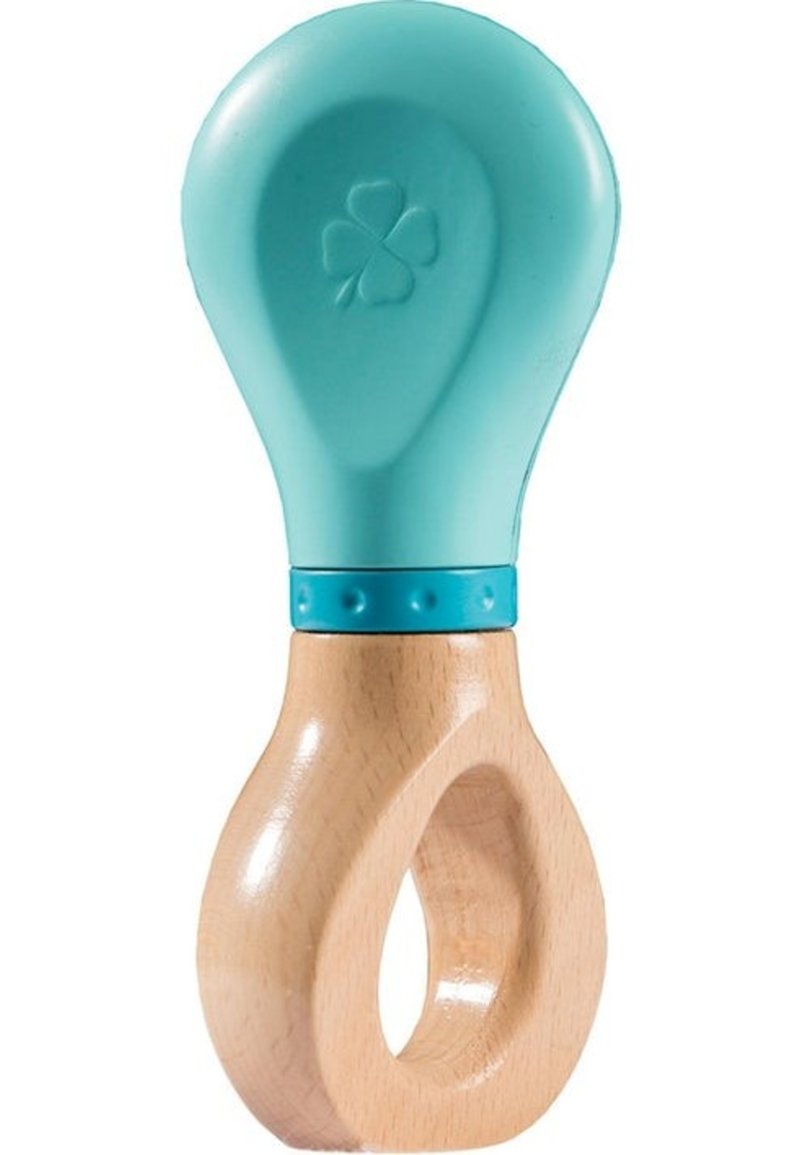 Hape TWIST RATTLE N' ROLL RAMMELAAR Toy for babies blue/ brown