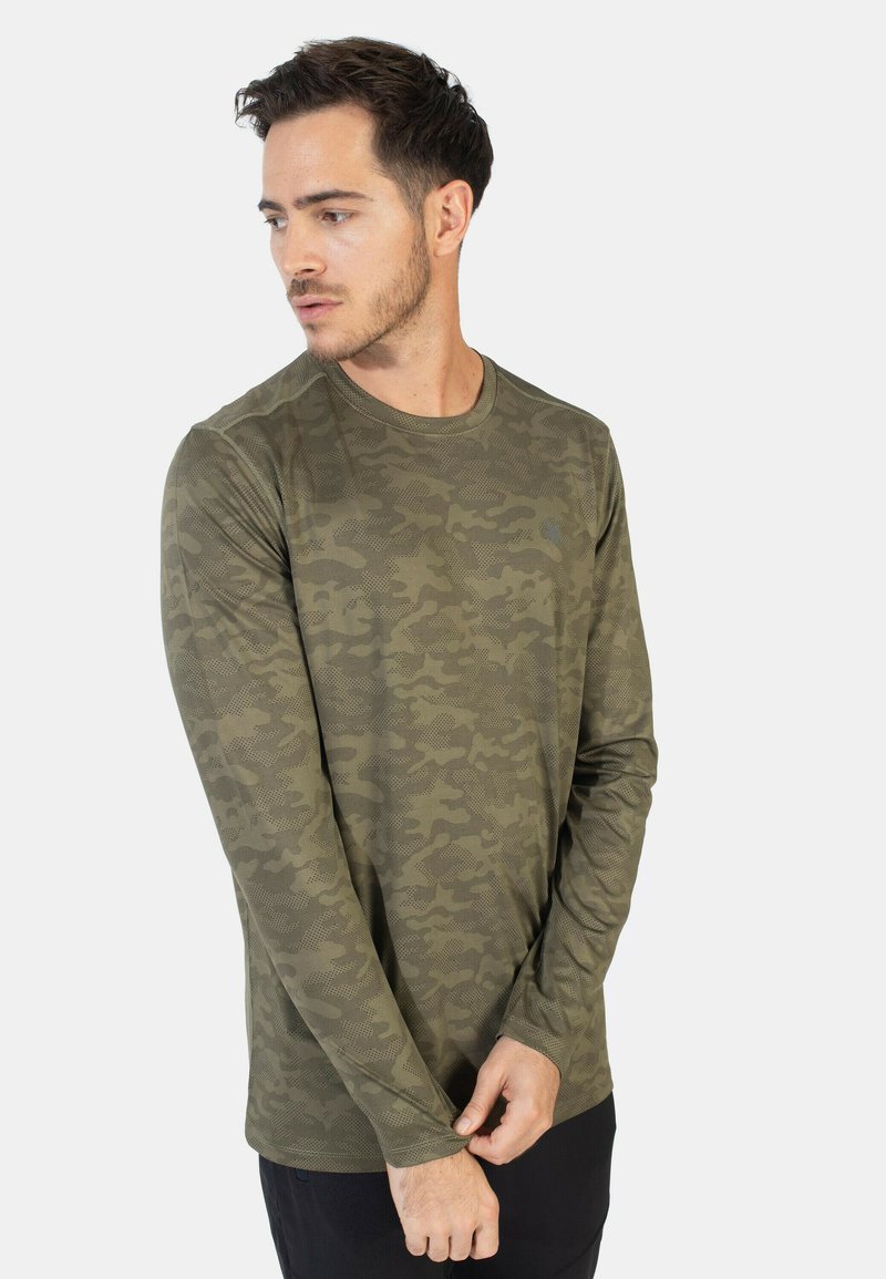 Spyder Langærmet T-shirt - khaki