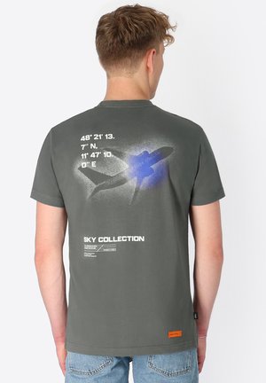 FLIGHT - T-Shirt print - grau