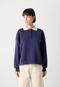 Mos Mosh POLO - Mikina - maritime blue