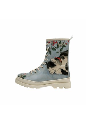 Dogo Plateaustiefelette - blau