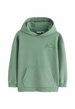 Baker by Ted Baker, OVERSIZED GRAPHIC HOODIE - Kapuzenpullover - sage green