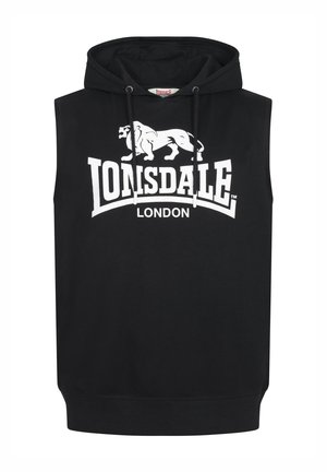 Lonsdale ÄRMELLOSES MIT KAPUZE NORMALE PASSFORM BIGNOR - Top - black off white