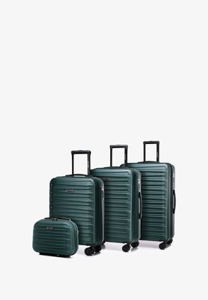 WITTCHEN LUGGAGE SET WITH WASH BAG FROM ABS - Set de valises - green