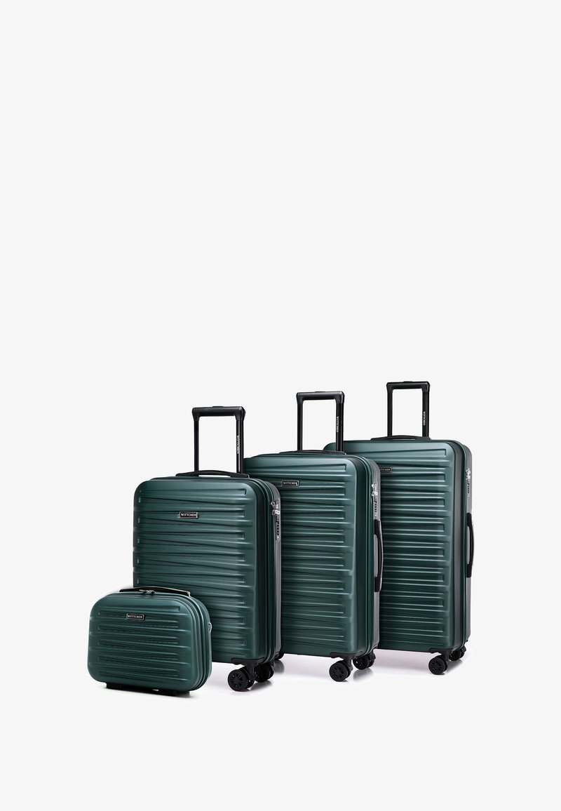 WITTCHEN LUGGAGE SET WITH WASH BAG FROM ABS - Set di valigie - green