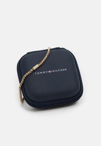 Tommy Hilfiger SNAKE - Pulsera - gold-coloured/white