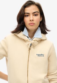 Superdry & Co Sweater met rits - tapioca cream beige