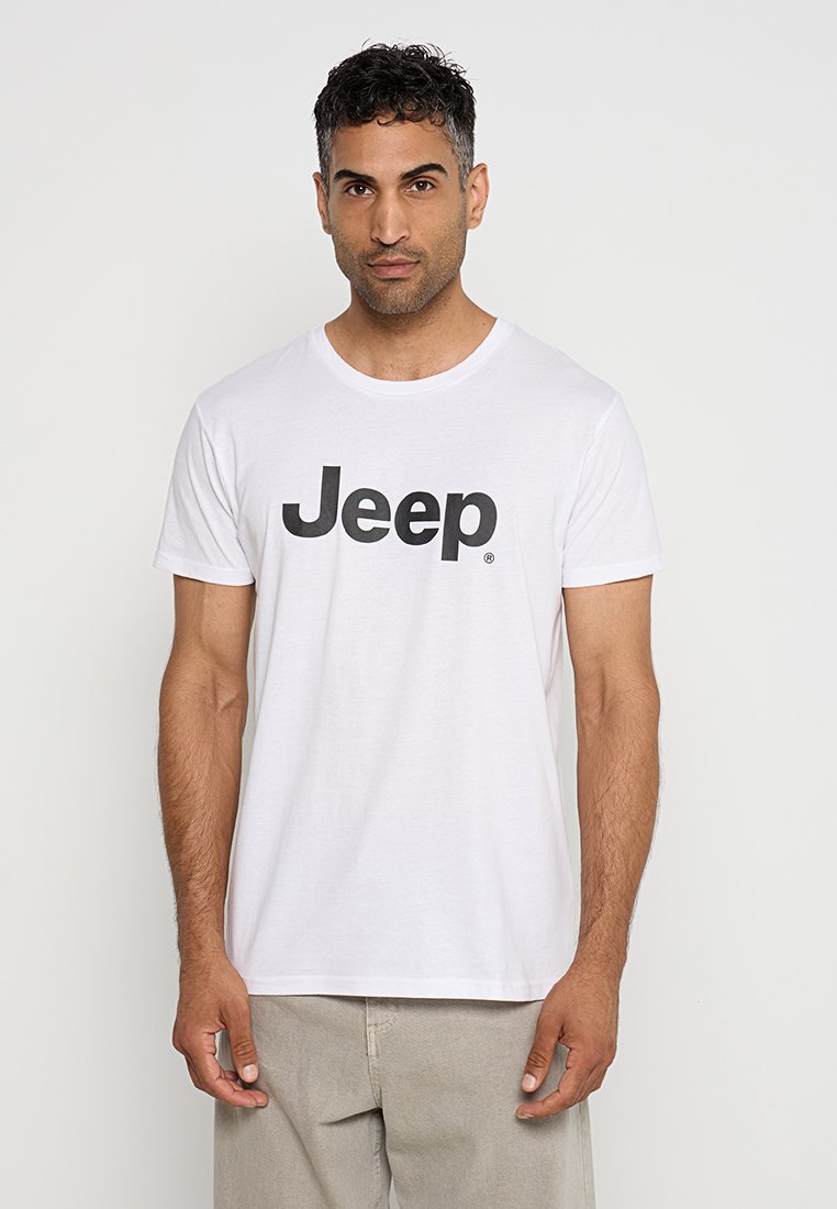 Jeep T-shirt print wit Jeep T-shirt print wit