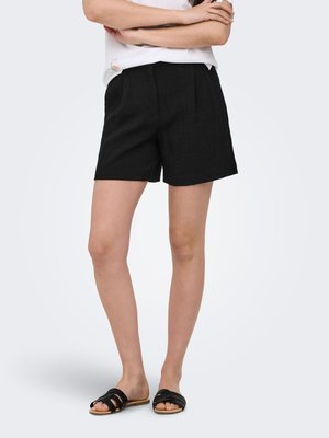 ONLY, Bermuda ONLITA High waist Regular Fit Linen - Shorts - noir