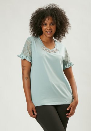 SLEEVES - T-Shirt print - mint