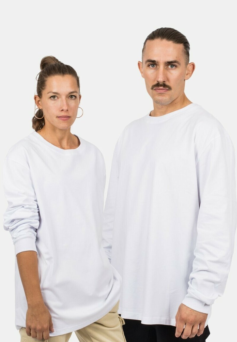 Blackskies OVERSIZED LONG SLEEVE UNISEX - Langarmshirt - weiß