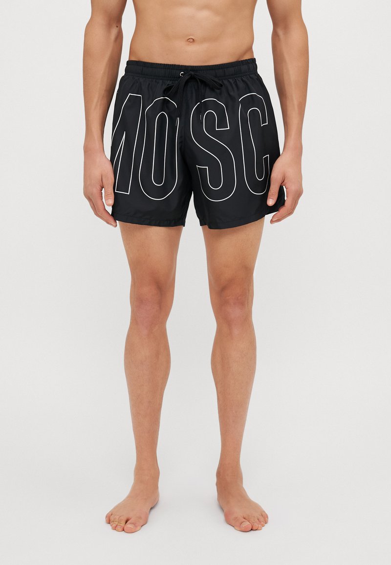 MOSCHINO SWIM - SHORT BOXER - Swimming shorts - multi black, Enlarge