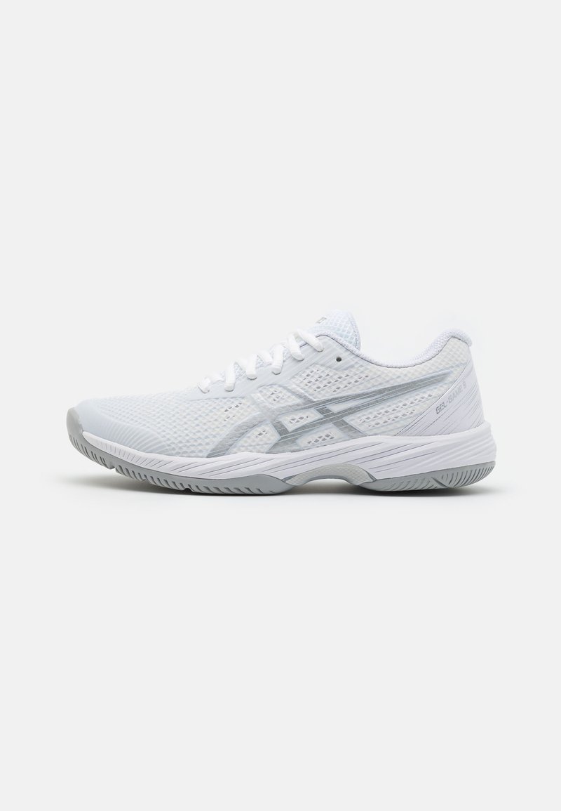 ASICS GELGAME 9 Multicourt tennis shoes white/pure silver/white