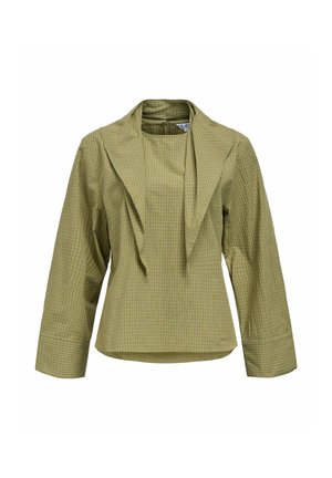 Object, BLOUSE SCARF - Blouse - bronze green