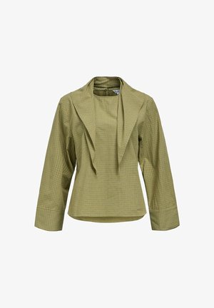 Object, BLOUSE SCARF - Blouse - bronze green