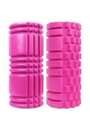 2 X FASZIENROLLE - SPORTROLLE MASSAGEROLLER - Fitness / Yoga - pink