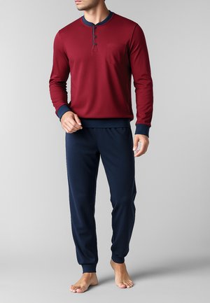 INTERLOCK SET - Pigiama - bordeaux