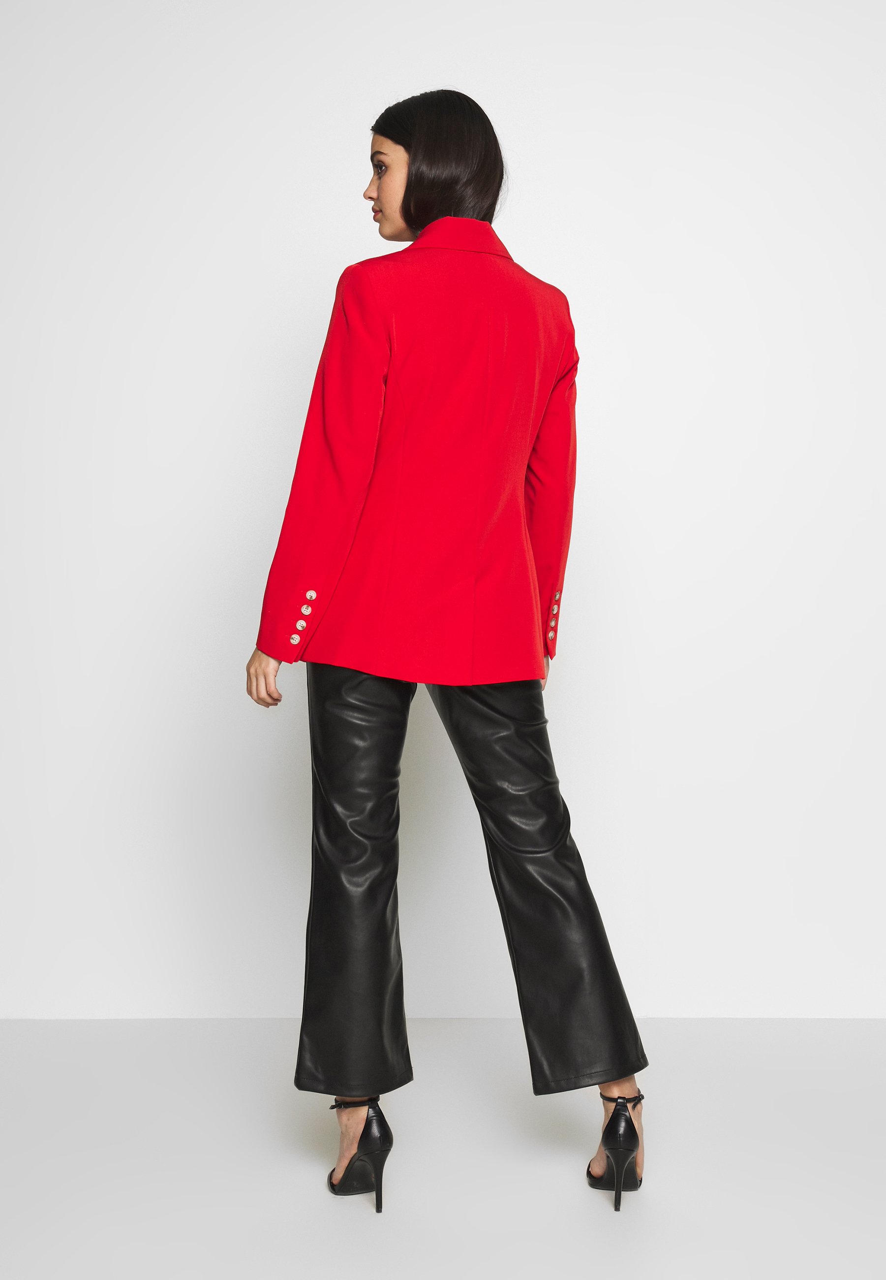 topshop red suit