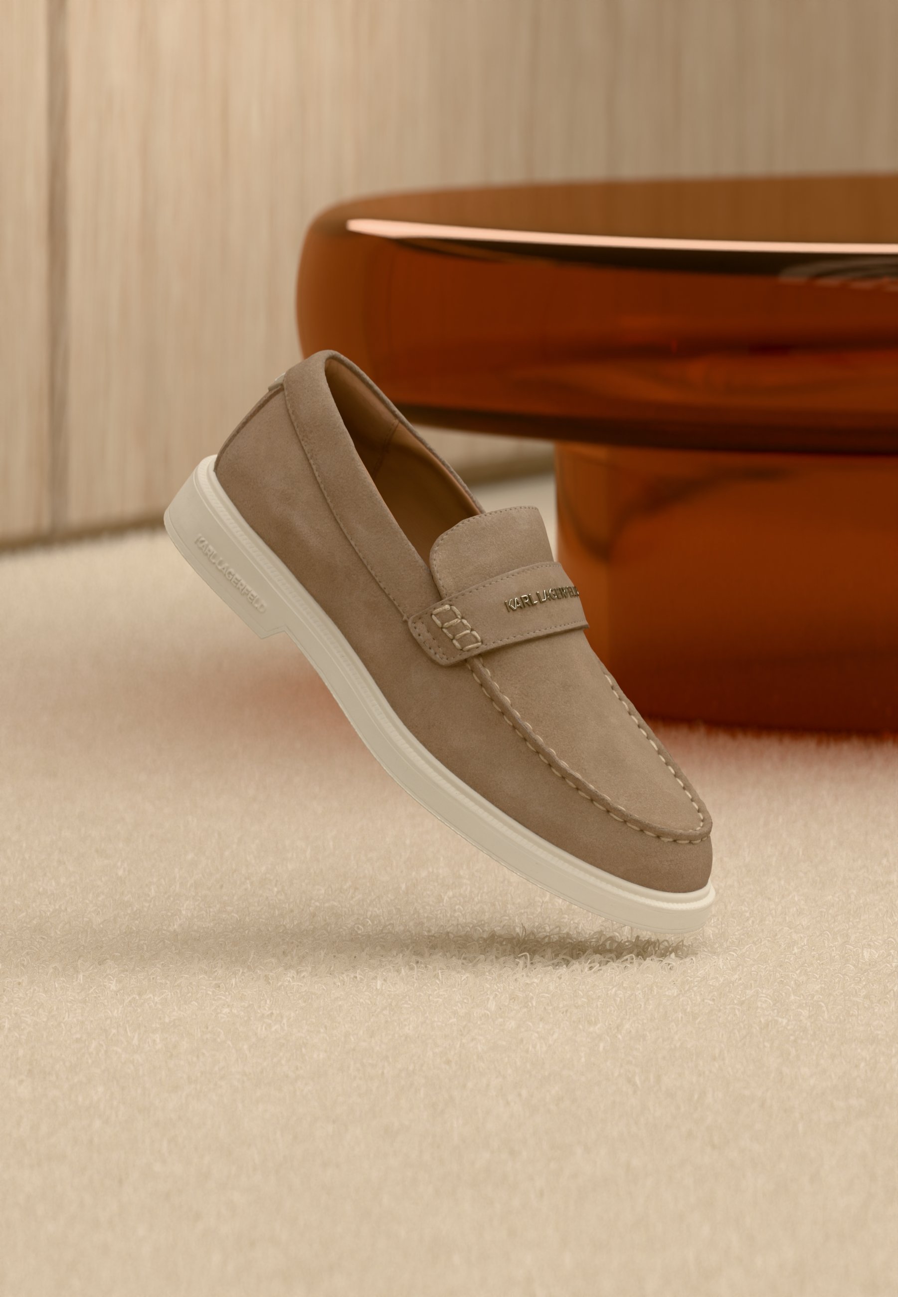 KARL LAGERFELD KORI LOAFER - Slip-ons - stone/grey - Zalando.ie display picture 3