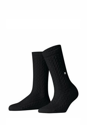 Burlington CABLE SOCKEN - Strømper - black