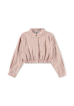 Overhemdblouse - blush bean stripe