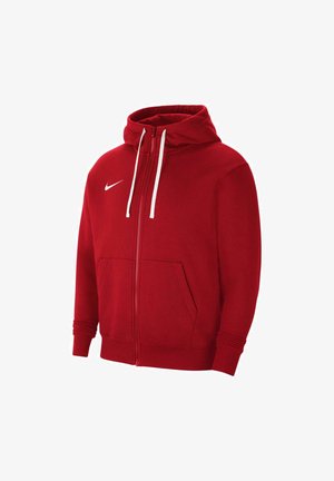 Sweater met rits - university red