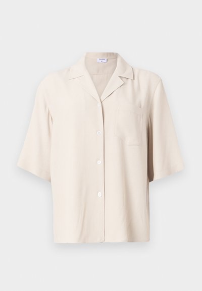 Filippa K SHORT SLEEVE SHIRT - Skjortebluser - ivory