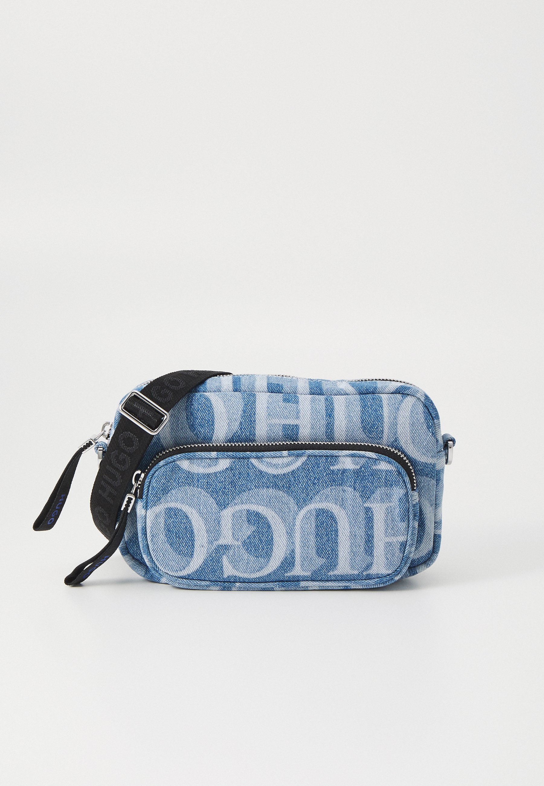 HUGO ROSELYN CROSSBODY - Cross body bag - dark blue/stone