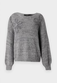 Vero Moda VMLOLLIPOP V NECK - Trui - medium grey