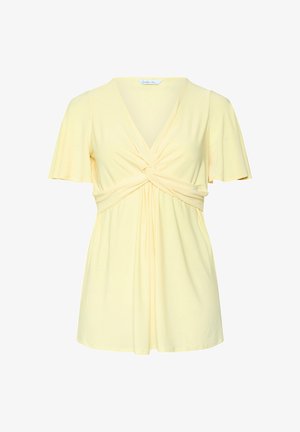 Yours Clothing, WOMEN'S GOING OUT TOPS - T-SHIRT/TOP - Bluse - lemon