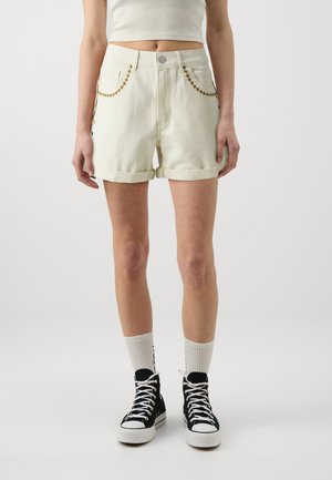 VILA VIZARZ - Denimshorts - birch