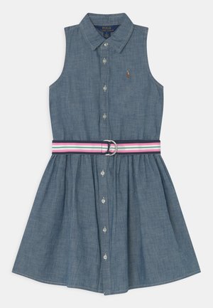 DAY DRESS - Denim dress - indigo
