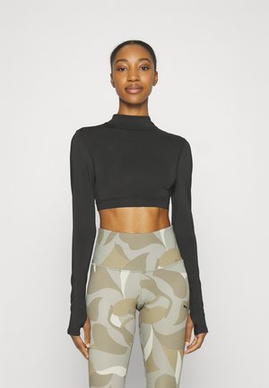 MODEST ACTIVEWEAR LONGSLEEVE BRA - Urheiluliivit: keskitason tuki - black