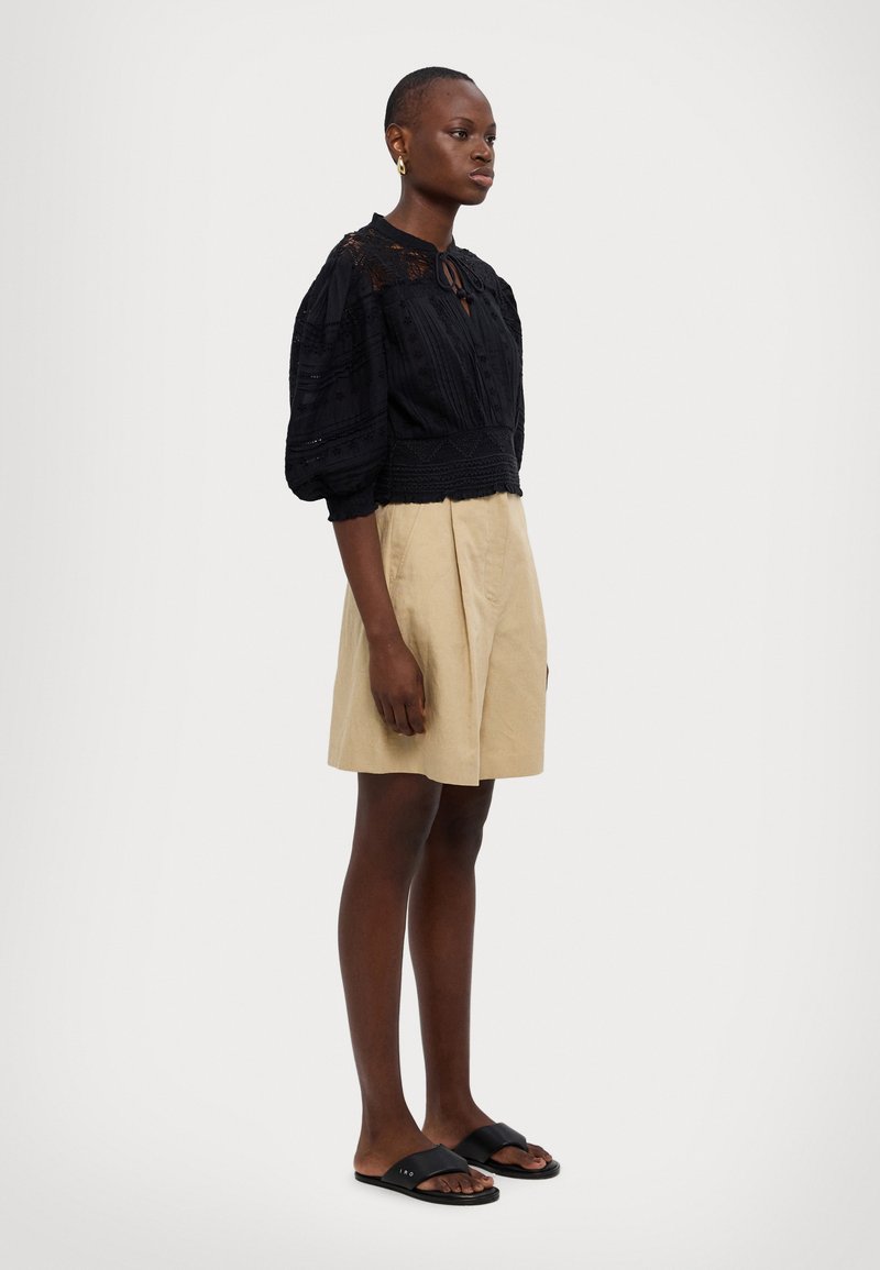 Sea - MARCELLA PUFF SLEEVES - Blusa - black, Ampliar