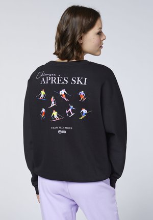 Chiemsee, SWEATSHIRT MIT APRÈS-SKI RÜCKENPRINT - Sweatshirt - black