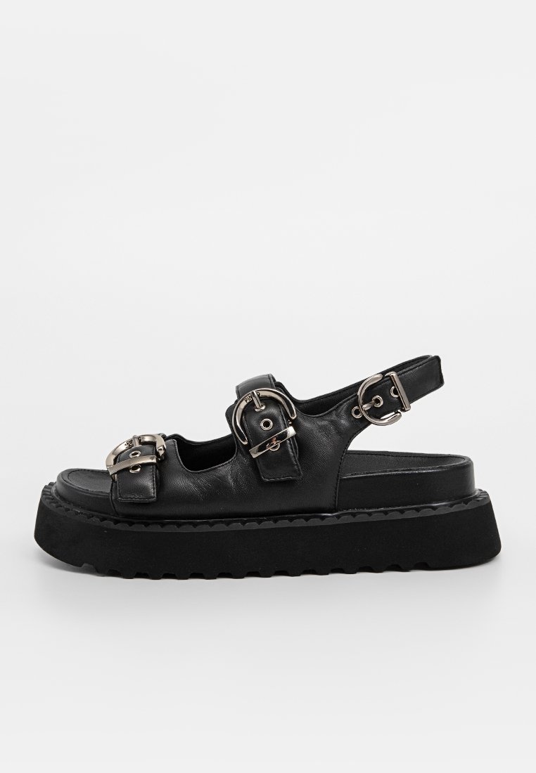 pinko Sandalen met plateauzool zwart pinko Sandalen met plateauzool zwart