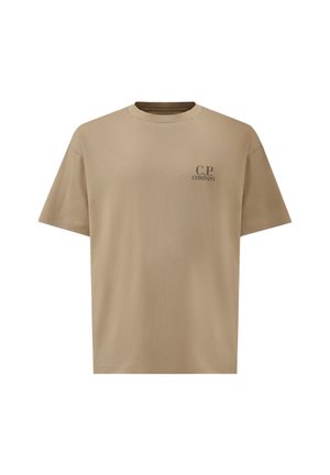 C.P. Company, T-shirt con stampa - beige