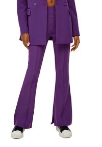 QS MIT BIESEN - Broek - lila