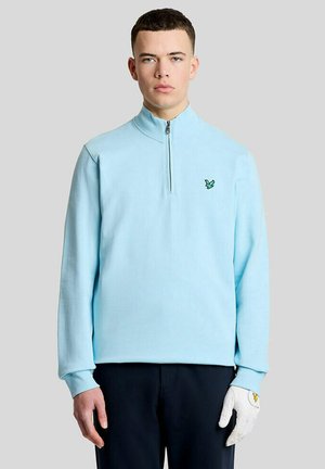 Lyle & Scott, LYLE & SCOTT MID LAYERS GOLF QUARTER ZIP MIDLAYER - Sweatshirt - y sea breeze blue