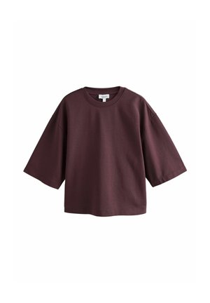 PREMIUM CREW NECK - Maglietta a manica lunga - berry red