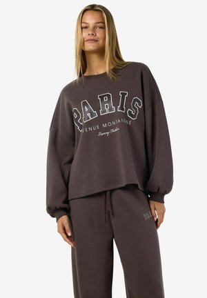 Sweatshirt - chocolate brown