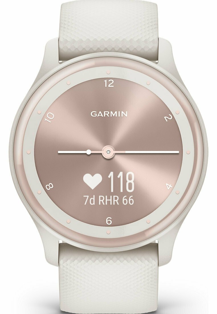 Garmin VIVOMOVE® SPORT ELFENBEIN/PERLGOLD - Smartwatch - weiß  