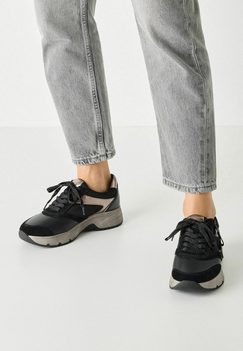 Tamaris COMFORT T- FLOW EXTRA-DÄMPFUNG - Sneakers basse - black comb