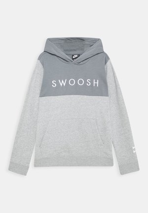 Kapuzenpullover - mottled dark grey