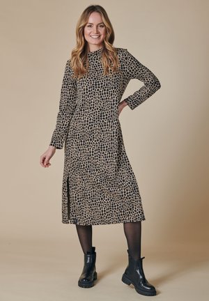 MANARA ANIMAL - Jerseykleid - black